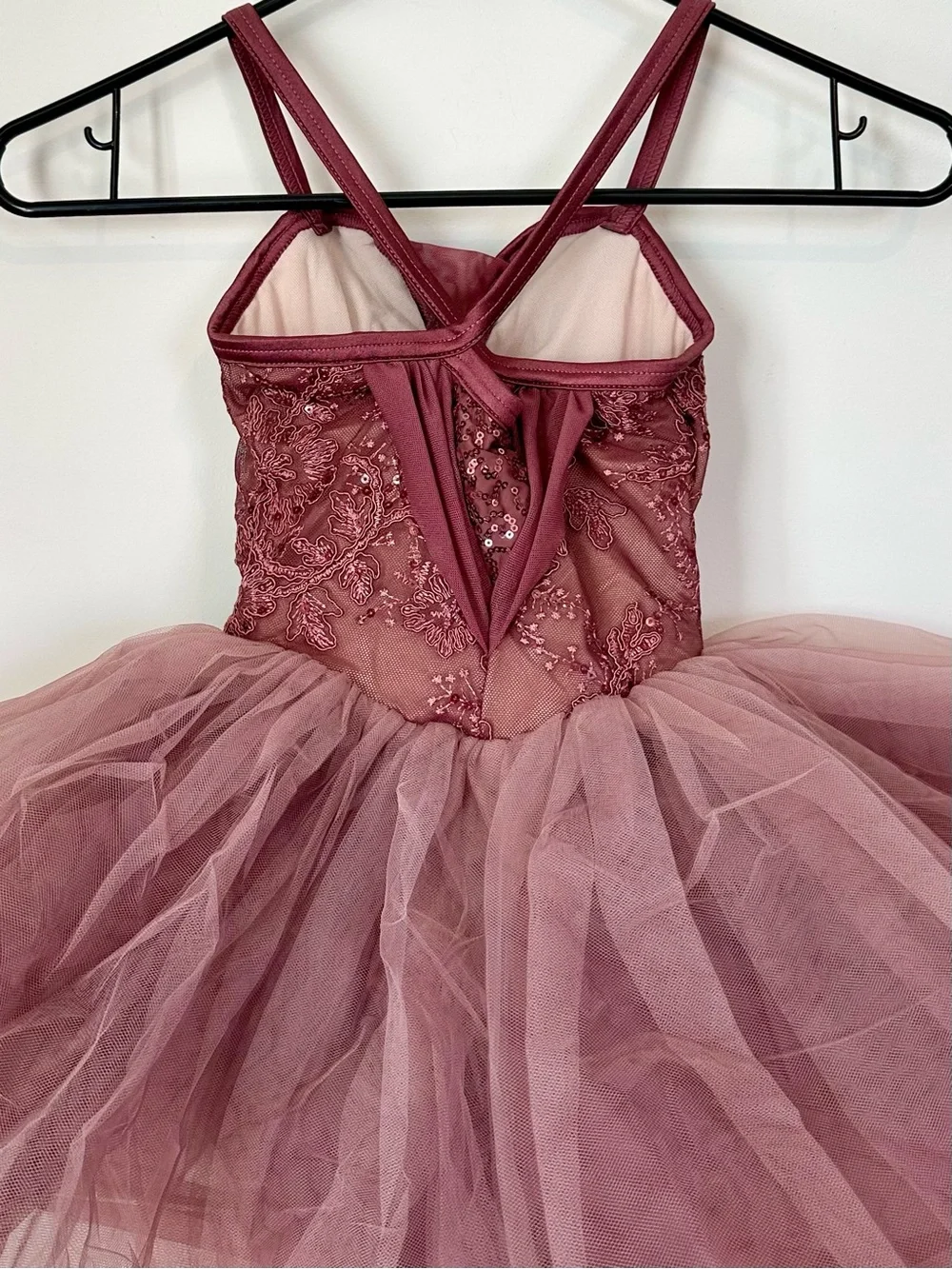 Weissman La Vie En Rose Sequin Tulle Ballet Dress in Rosewood - Size: SC (6/6X)